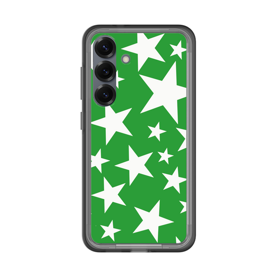 スリムプロテクションプレミアムケース［ Stars - Green ］