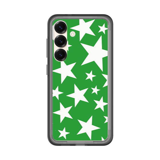 スリムプロテクションプレミアムケース［ Stars - Green ］
