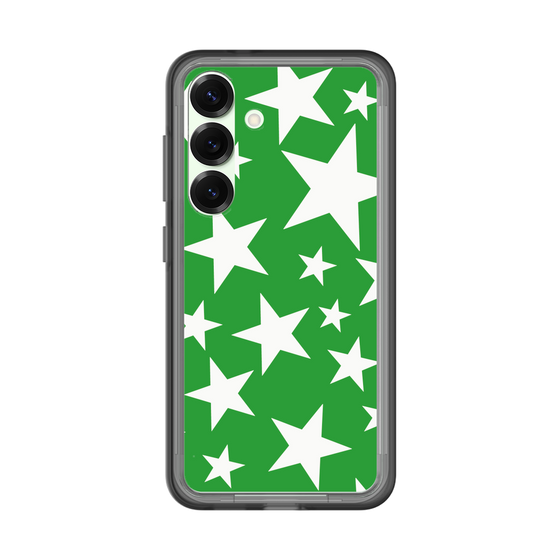 スリムプロテクションプレミアムケース［ Stars - Green ］