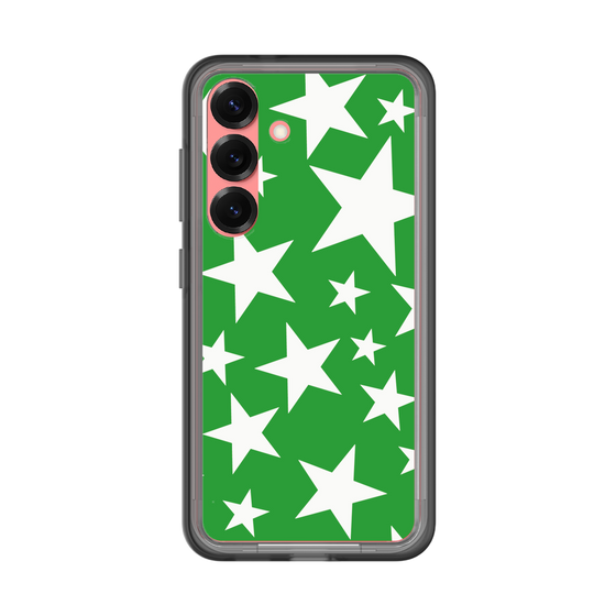 スリムプロテクションプレミアムケース［ Stars - Green ］