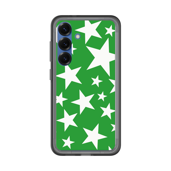 スリムプロテクションプレミアムケース［ Stars - Green ］