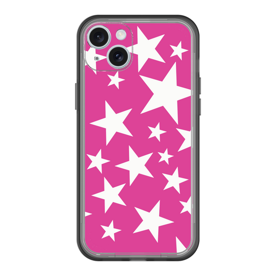 スリムプロテクションプレミアムケース［ Stars - Pink ］