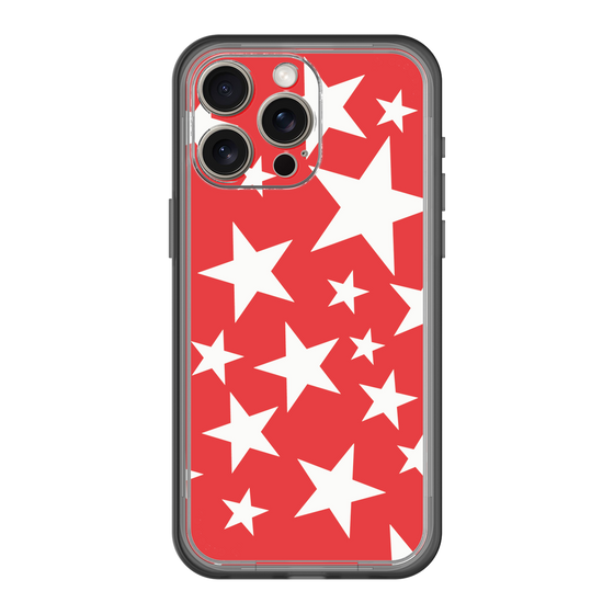 スリムプロテクションプレミアムケース［ Stars - Red ］