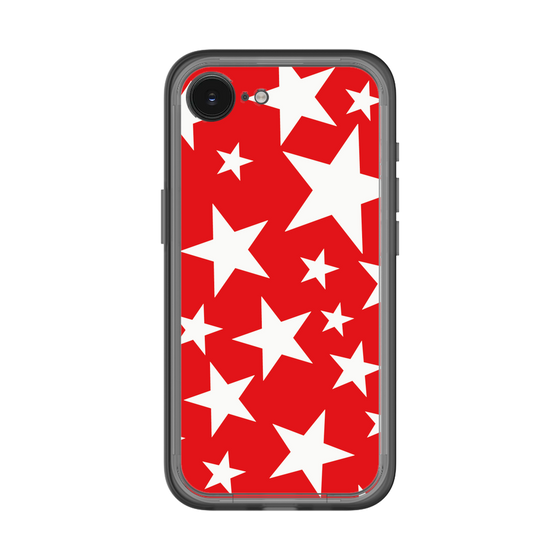 スリムプロテクションプレミアムケース［ Stars - Red ］
