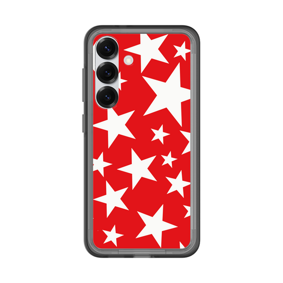 スリムプロテクションプレミアムケース［ Stars - Red ］