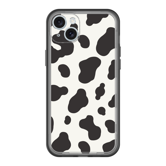 スリムプロテクションプレミアムケース［ Cow - White ］
