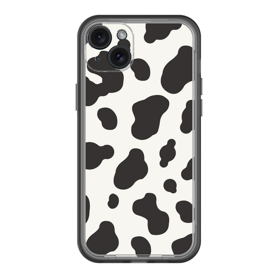 スリムプロテクションプレミアムケース［ Cow - White ］