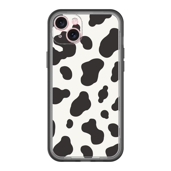 スリムプロテクションプレミアムケース［ Cow - White ］