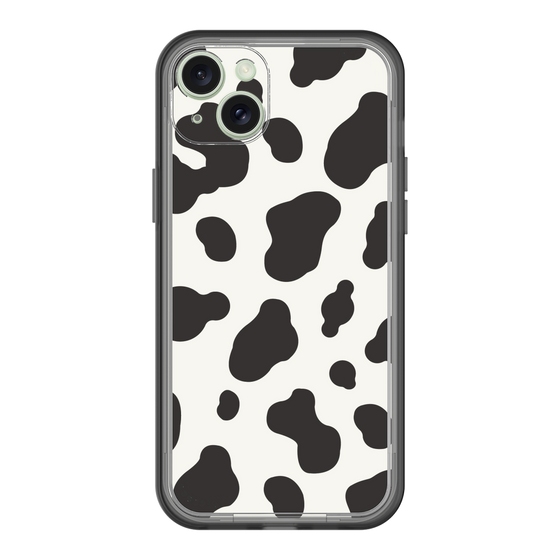 スリムプロテクションプレミアムケース［ Cow - White ］
