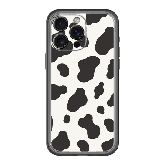 スリムプロテクションプレミアムケース［ Cow - White ］