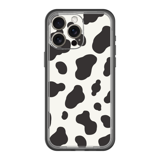 スリムプロテクションプレミアムケース［ Cow - White ］
