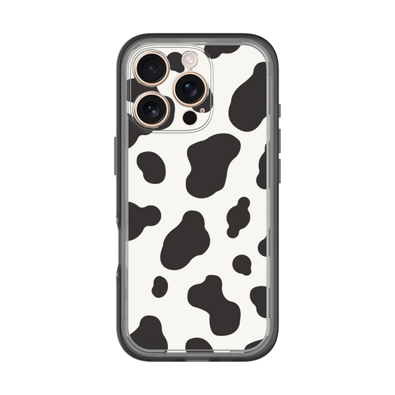 スリムプロテクションプレミアムケース［ Cow - White ］