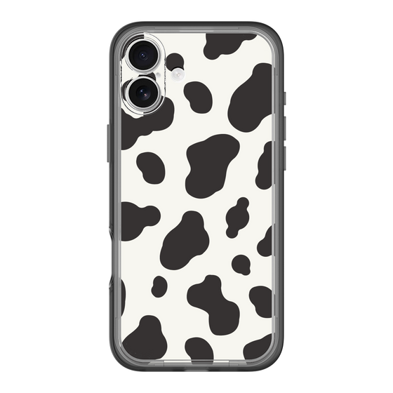 スリムプロテクションプレミアムケース［ Cow - White ］