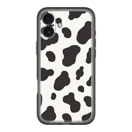 スリムプロテクションプレミアムケース［ Cow - White ］