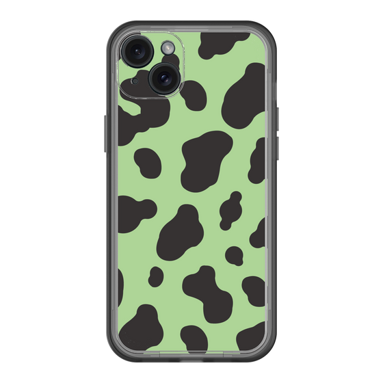 スリムプロテクションプレミアムケース［ Cow - Green ］