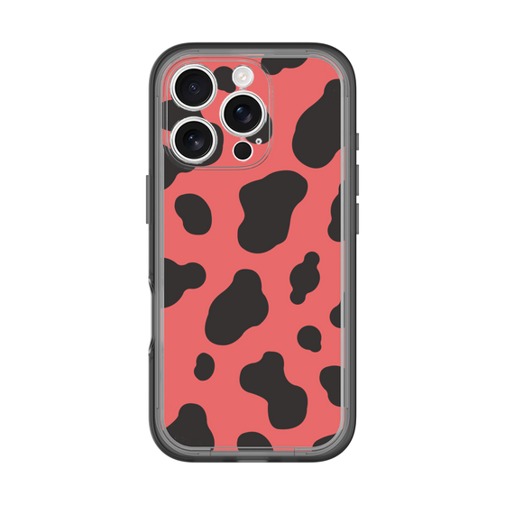 スリムプロテクションプレミアムケース［ Cow - Red ］