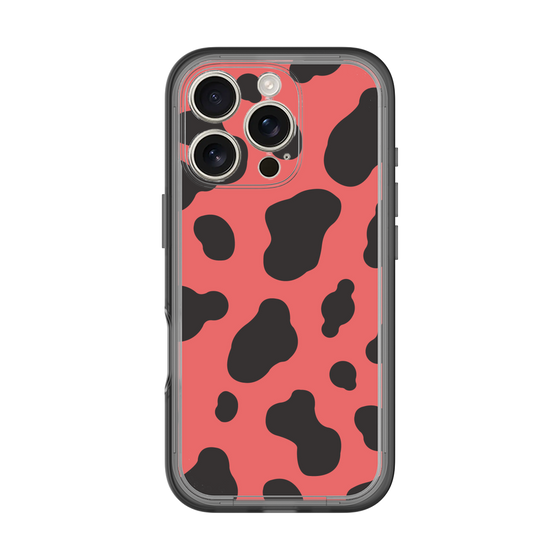 スリムプロテクションプレミアムケース［ Cow - Red ］