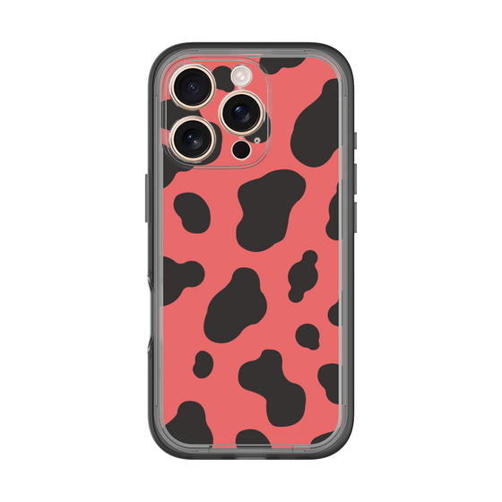 スリムプロテクションプレミアムケース［ Cow - Red ］