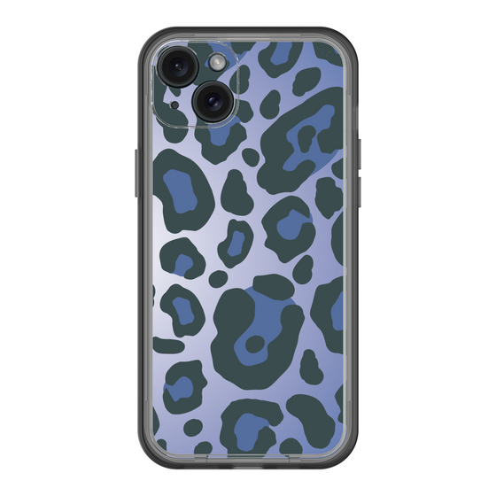 スリムプロテクションプレミアムケース［ Leopard - Blue ］