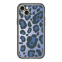 スリムプロテクションプレミアムケース［ Leopard - Blue ］