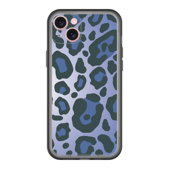 スリムプロテクションプレミアムケース［ Leopard - Blue ］