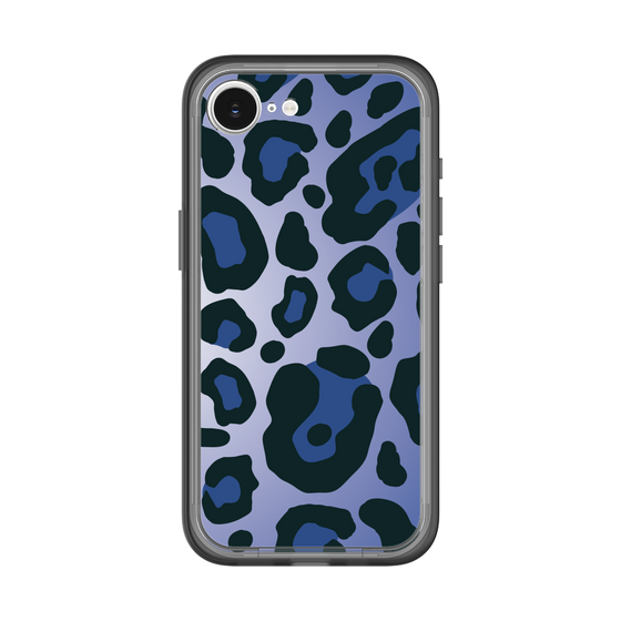 スリムプロテクションプレミアムケース［ Leopard - Blue ］