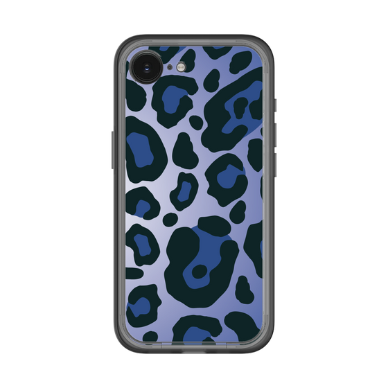 スリムプロテクションプレミアムケース［ Leopard - Blue ］
