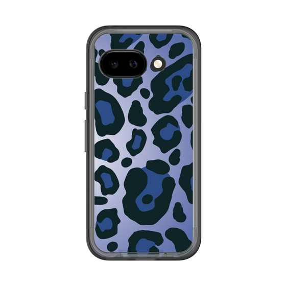 スリムプロテクションプレミアムケース［ Leopard - Blue ］