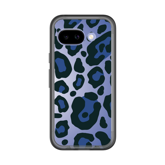 スリムプロテクションプレミアムケース［ Leopard - Blue ］