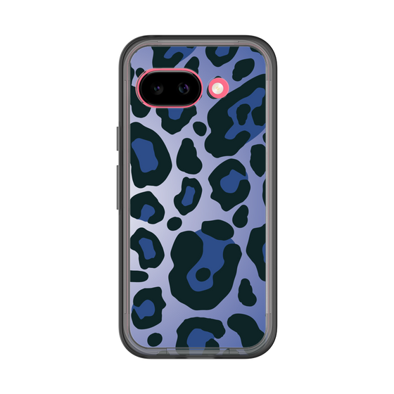 スリムプロテクションプレミアムケース［ Leopard - Blue ］