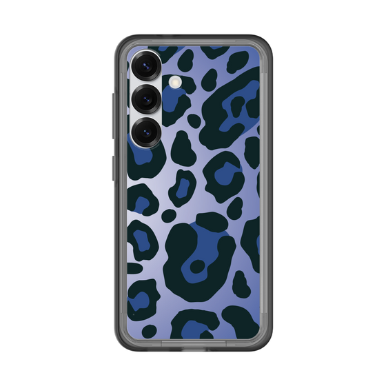 スリムプロテクションプレミアムケース［ Leopard - Blue ］