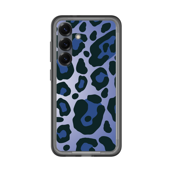スリムプロテクションプレミアムケース［ Leopard - Blue ］