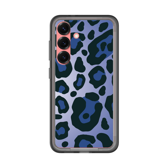 スリムプロテクションプレミアムケース［ Leopard - Blue ］