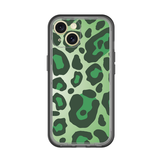 スリムプロテクションプレミアムケース［ Leopard - Green ］