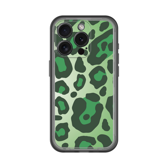 スリムプロテクションプレミアムケース［ Leopard - Green ］