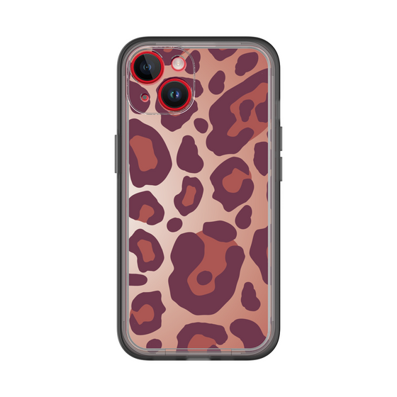 スリムプロテクションプレミアムケース［ Leopard - Red ］