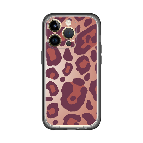 スリムプロテクションプレミアムケース［ Leopard - Red ］