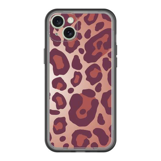 スリムプロテクションプレミアムケース［ Leopard - Red ］