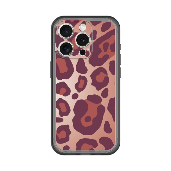 スリムプロテクションプレミアムケース［ Leopard - Red ］