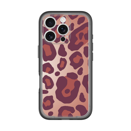 スリムプロテクションプレミアムケース［ Leopard - Red ］