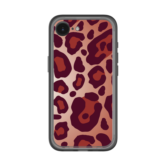 スリムプロテクションプレミアムケース［ Leopard - Red ］