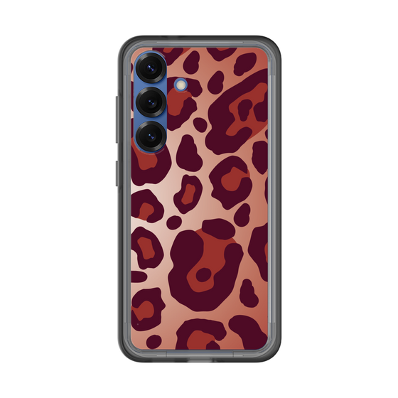 スリムプロテクションプレミアムケース［ Leopard - Red ］