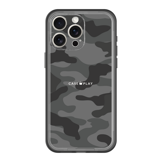 スリムプロテクションプレミアムケース［ Camouflage - Black ］