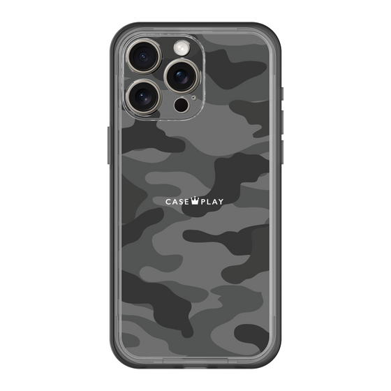 スリムプロテクションプレミアムケース［ Camouflage - Black ］