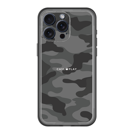 スリムプロテクションプレミアムケース［ Camouflage - Black ］