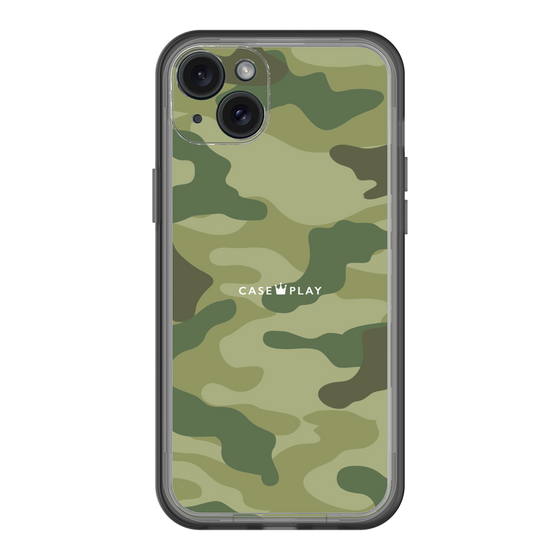 スリムプロテクションプレミアムケース［ Camouflage - Green ］