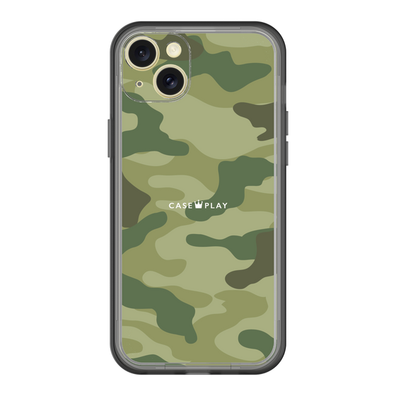 スリムプロテクションプレミアムケース［ Camouflage - Green ］