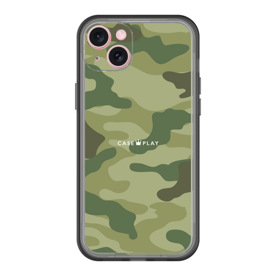 スリムプロテクションプレミアムケース［ Camouflage - Green ］