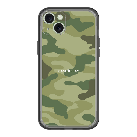 スリムプロテクションプレミアムケース［ Camouflage - Green ］