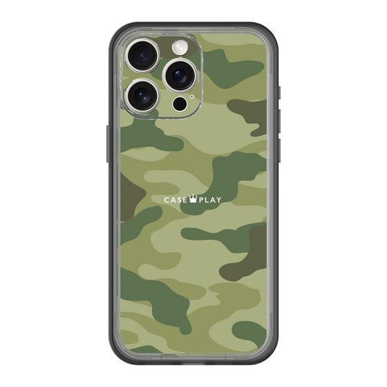 スリムプロテクションプレミアムケース［ Camouflage - Green ］